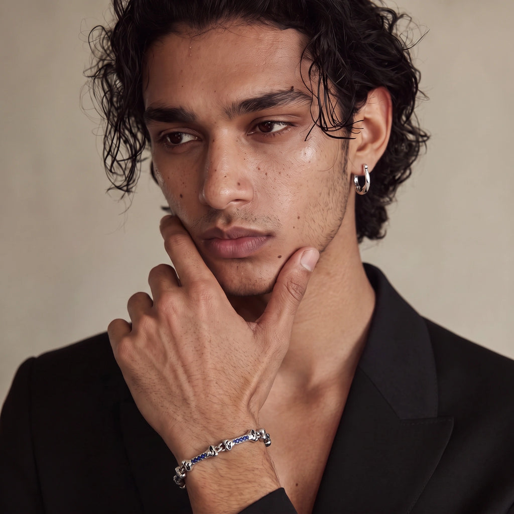 Pulseira de Corrente de Osso