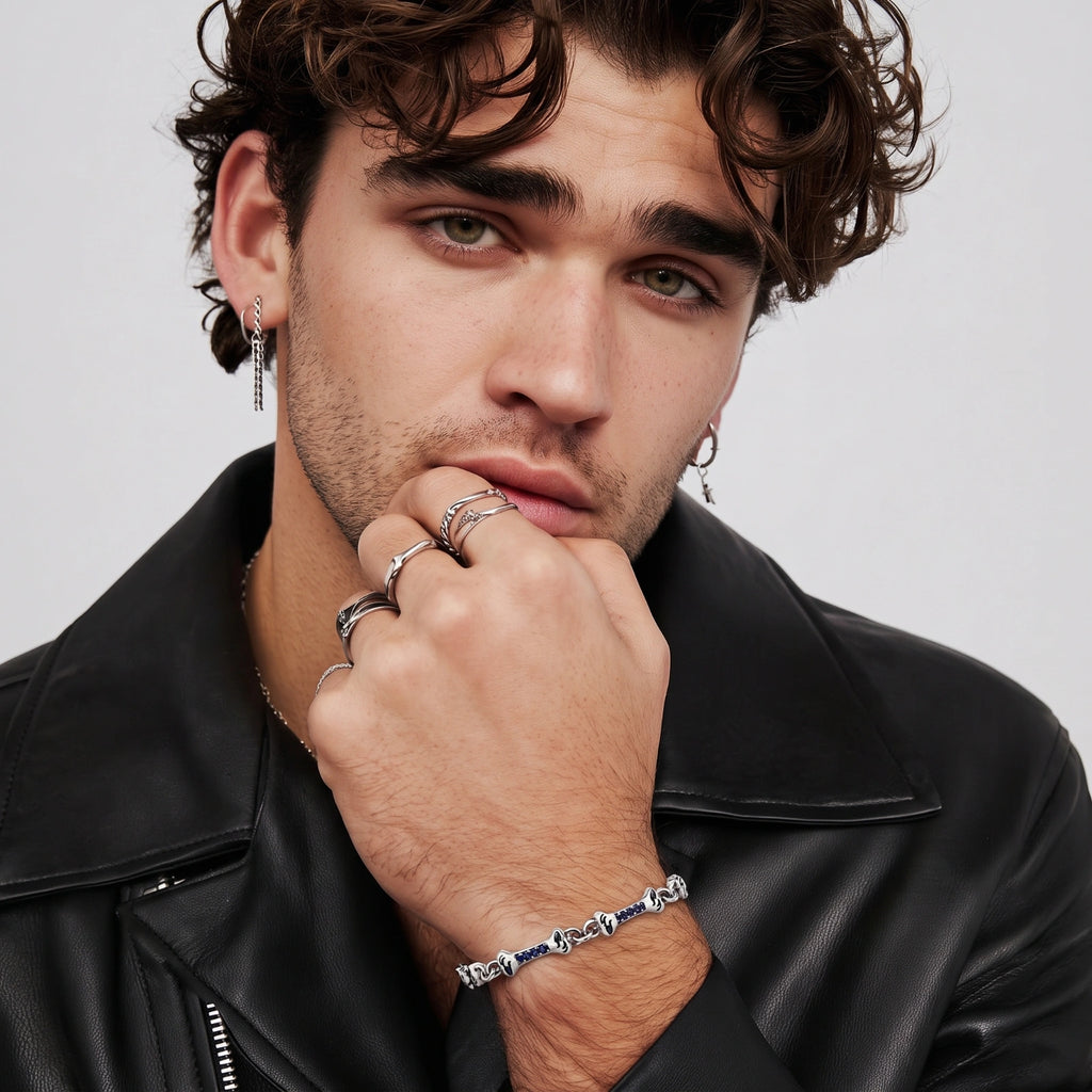 Pulseira de Corrente de Osso